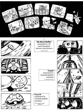 storyboards by Stephen O'Keefe